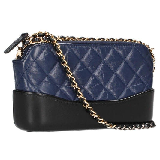 Chanel Gabriel de Aged Calfskin Hobo Chain Wallet