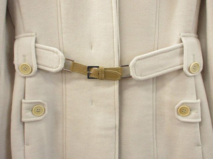 Max Mara S 'S Belted Coat Light Beige 38 Wool Jacket — view 3