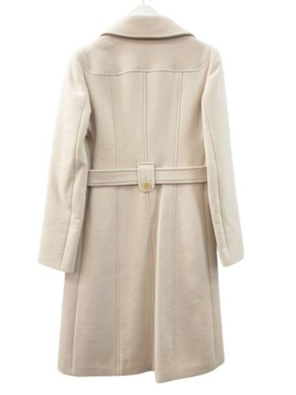 Max Mara S 'S Belted Coat Light Beige 38 Wool Jacket — view 2