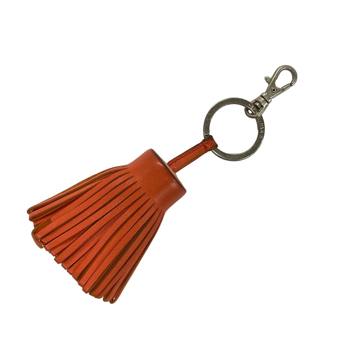Hermes Key Holder Carmen Orange Pink