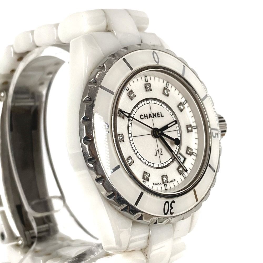 Chanel Watch Diamond Ceramic White — view 3