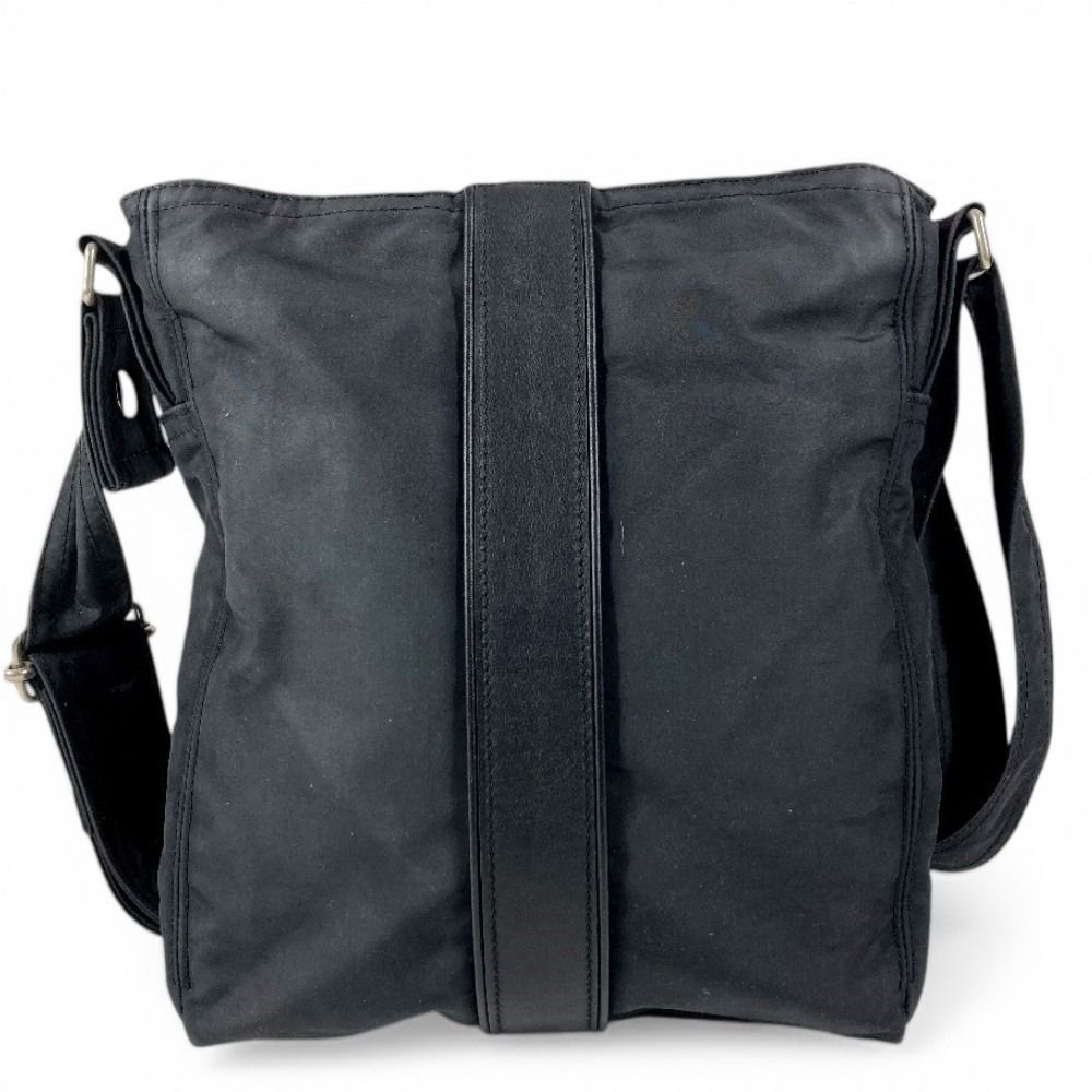 Hermes Shoulder Bag Acapulco Bandouliere PM Nylon Black