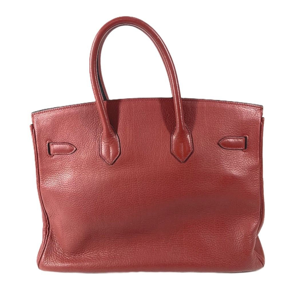 Hermes Handbag Birkin 35 Ardennes Rouge Ash Estimated Wine Red — view 2