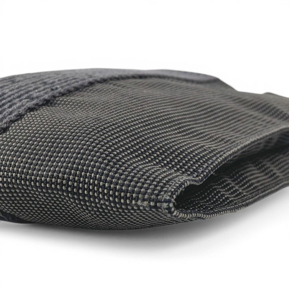 Hermes Shoulder Bag Pochette Canvas Gray — view 6