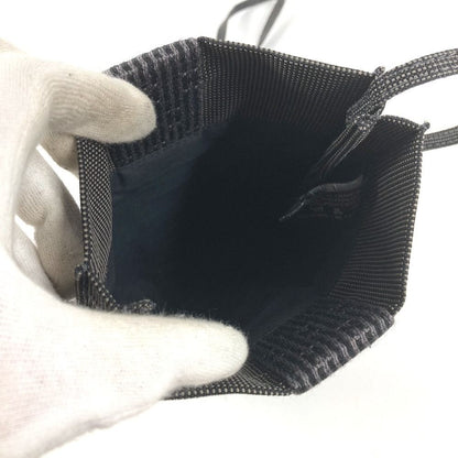Hermes Shoulder Bag Pochette Canvas Gray — view 8