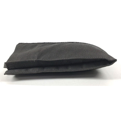 Hermes Shoulder Bag Pochette Canvas Gray — view 4