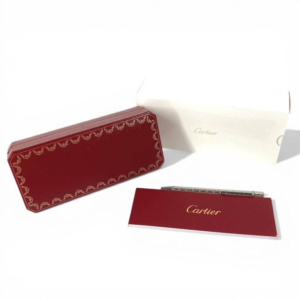 Cartier Ballpoint Pen Logo 2C C de Cartier Metal Silver — view 5