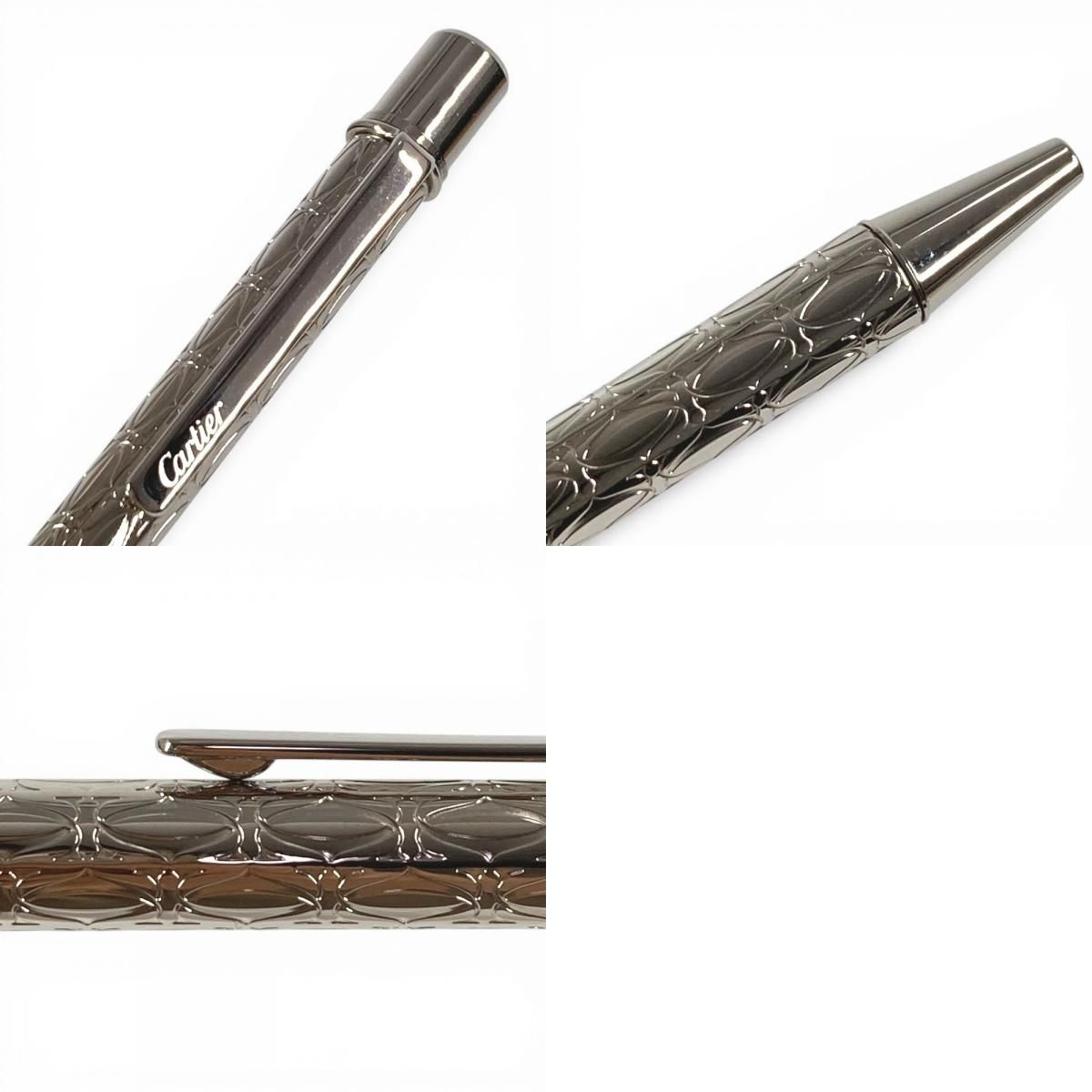 Cartier Ballpoint Pen Logo 2C C de Cartier Metal Silver — view 9