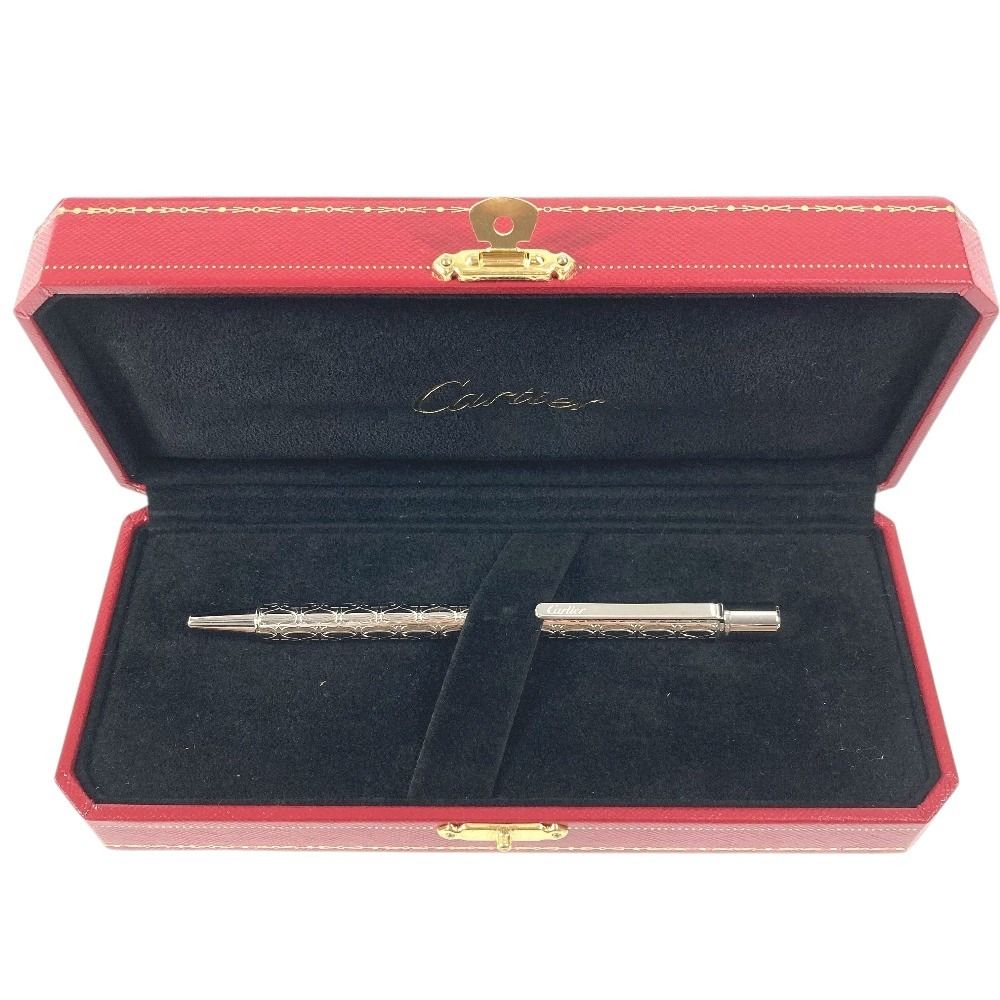 Cartier Ballpoint Pen Logo 2C C de Cartier Metal Silver — view 2