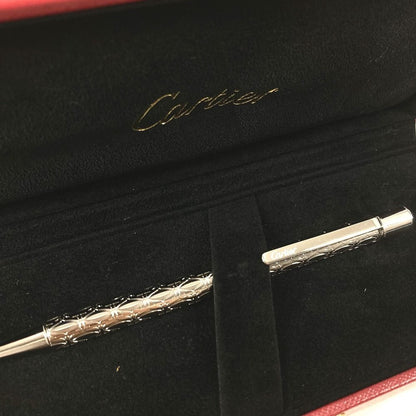 Cartier Ballpoint Pen Logo 2C C de Cartier Metal Silver — view 3