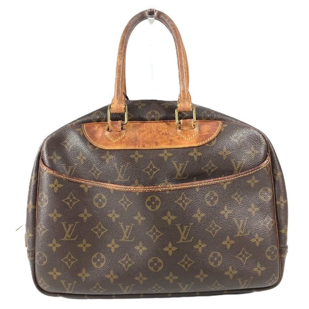 Louis Vuitton Handbag Deauville Monogram Canvas Brown