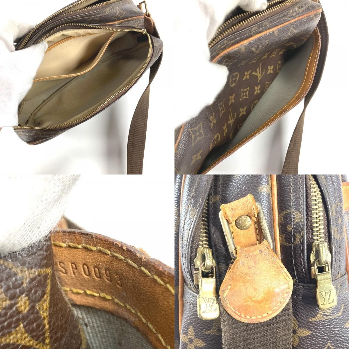 Louis Vuitton Shoulder Bag Reporter PM Monogram Canvas Brown — view 8