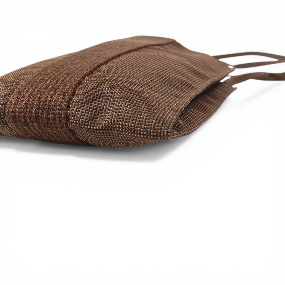 Hermes Shoulder Bag Pochette Canvas Brown — view 6