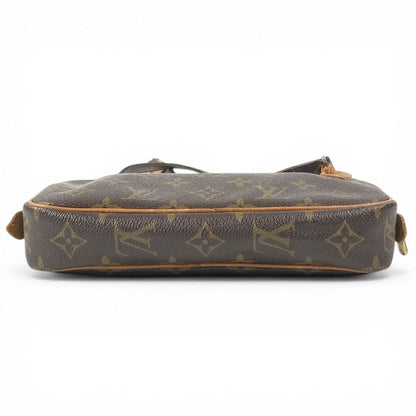 Louis Vuitton Shoulder Bag Pochette Marly Bandouliere Monogram Canvas Brown — view 5