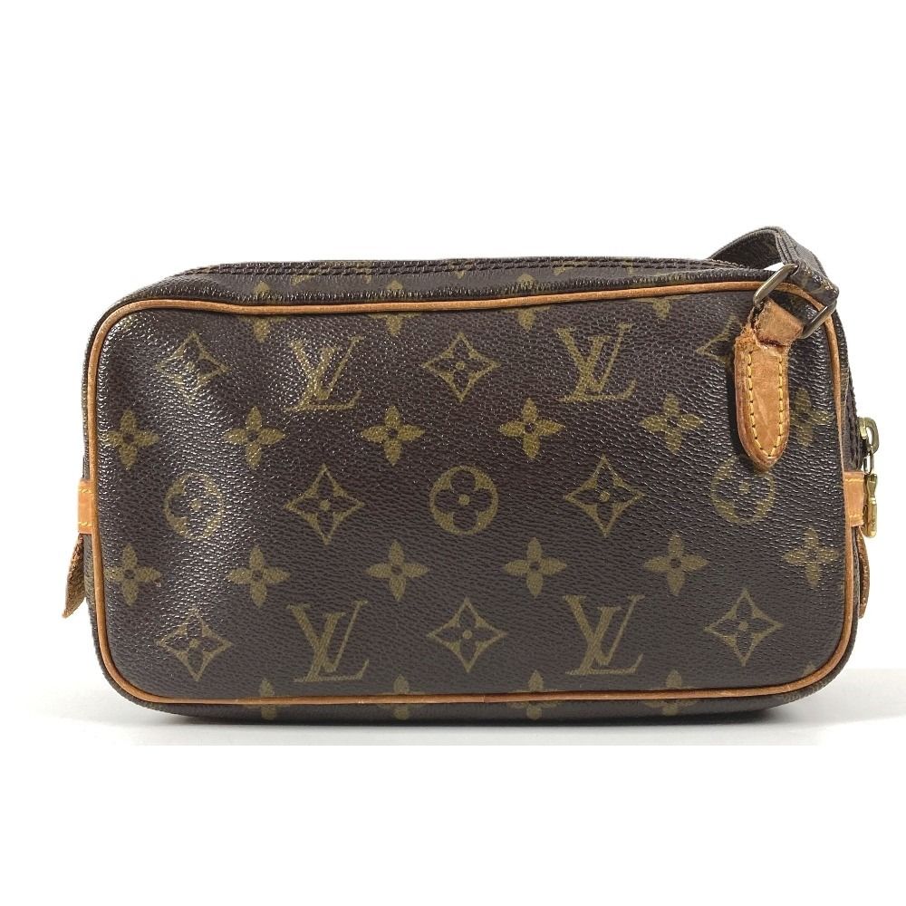 Louis Vuitton Shoulder Bag Pochette Marly Bandouliere Monogram Canvas Brown — view 2