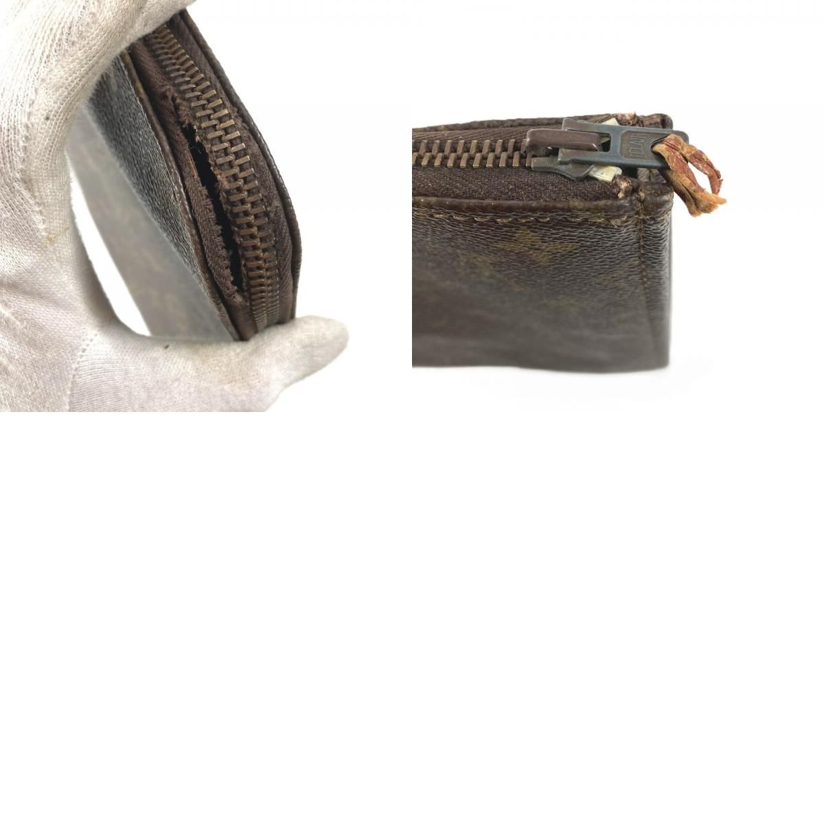Louis Vuitton Clutch Posh Documan 30 Monogram Canvas Brown — view 9