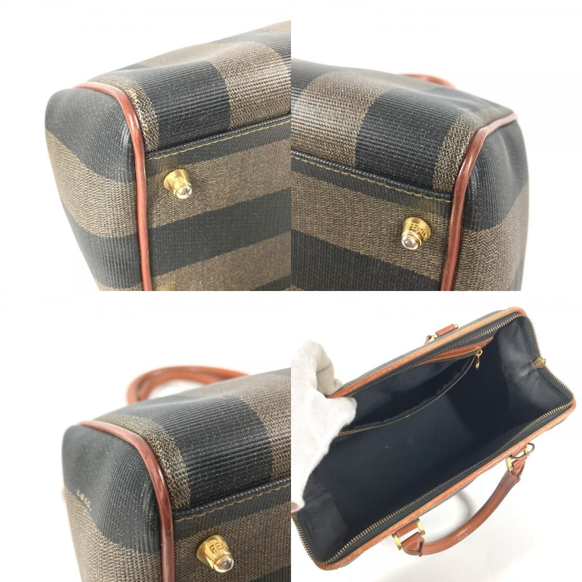 Fendi Handbag Pecan Leather Khaki — view 7