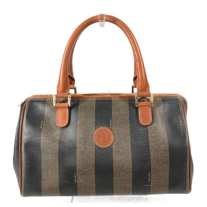 Fendi Handbag Pecan Leather Khaki