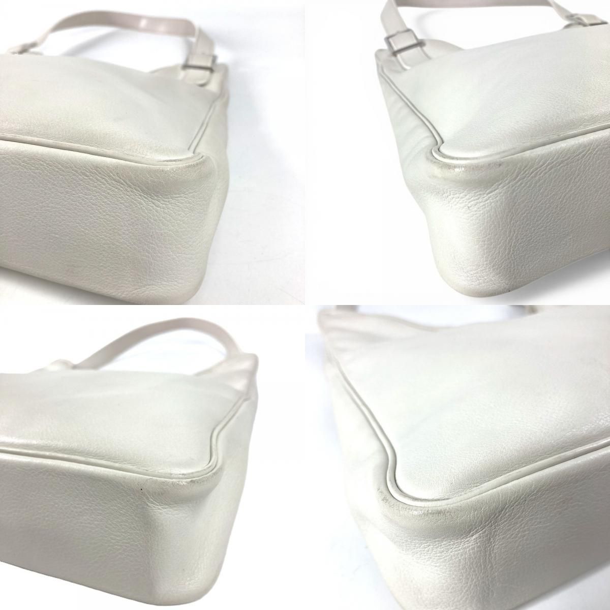 Hermes Shoulder Bag Masai PM Leather White — view 7