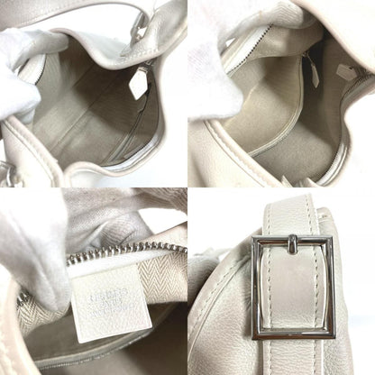 Hermes Shoulder Bag Masai PM Leather White — view 8
