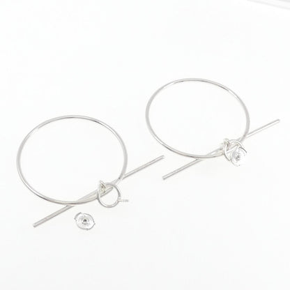 Hermes Echappee Earrings Silver — view 3