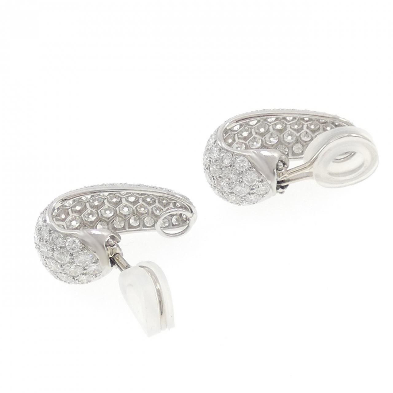 Van Cleef & Arpels Vintage Diamond Earrings — view 3