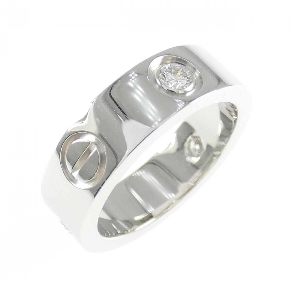 Cartier Love Half Diamond Ring