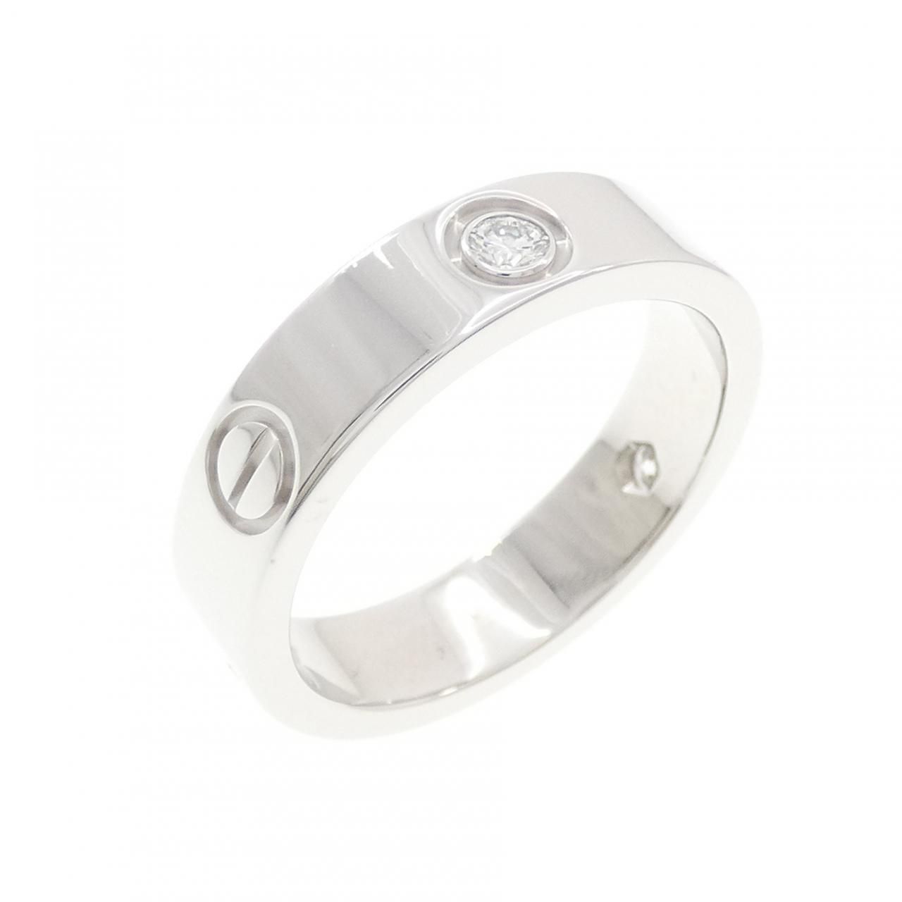 Cartier Love Half Diamond Ring