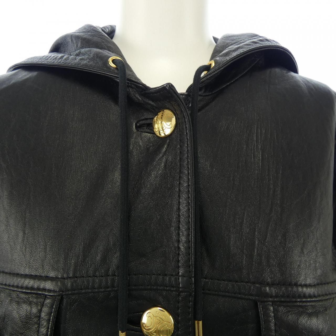 Celine Triomphe Leather Jacket — view 5