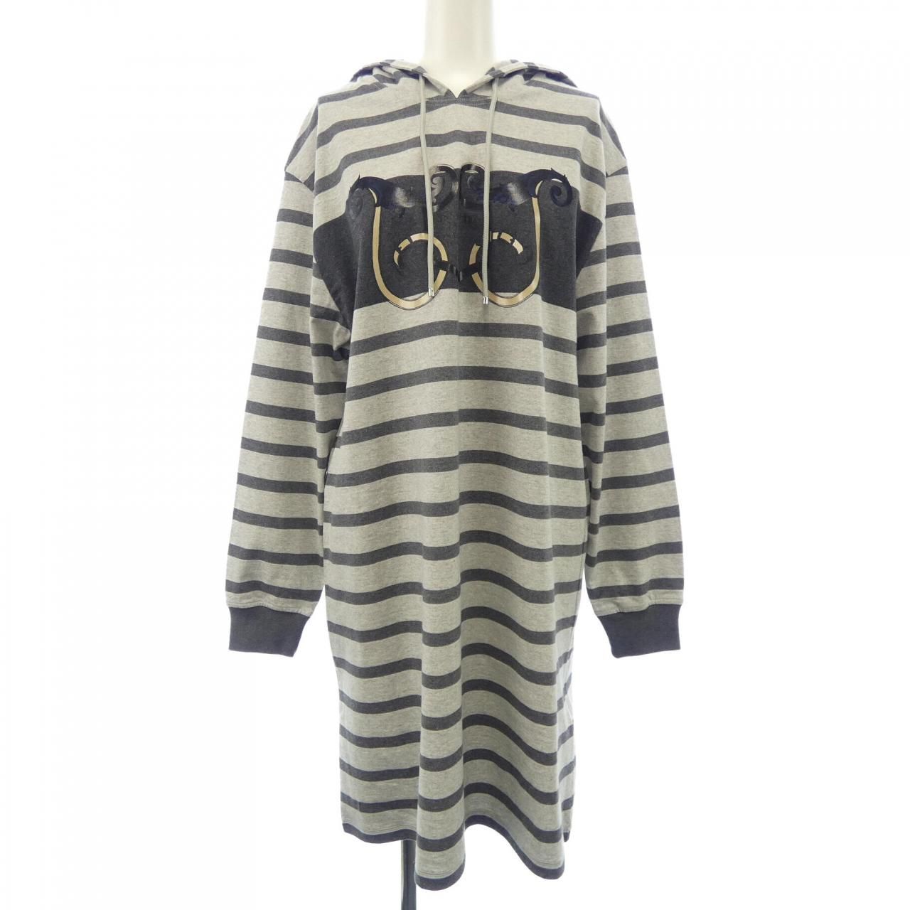 Hermes L'instrvction du Roy Cut Dress