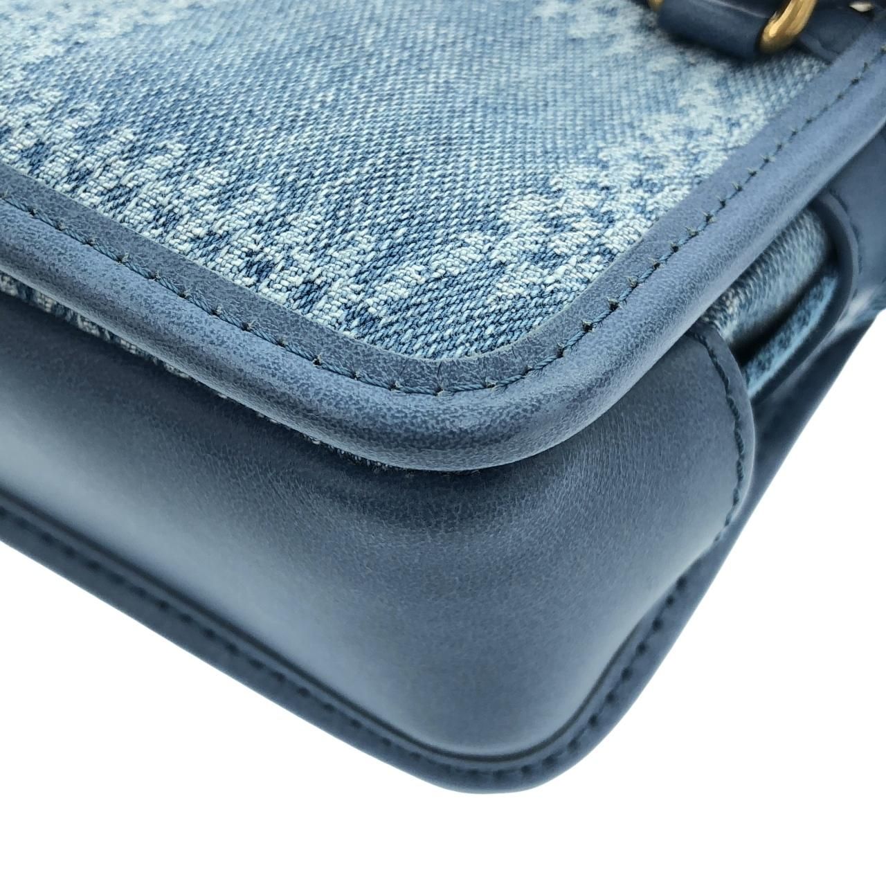 Louis Vuitton Damier Denim Bosphore Wearable Wallet Shoulder Bag — view 3