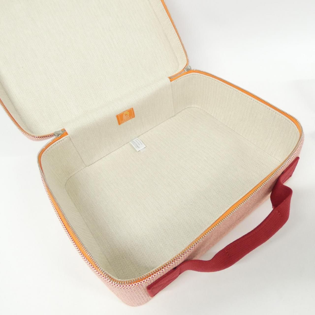 Hermes Cavern Bag Handbag Orange — view 5
