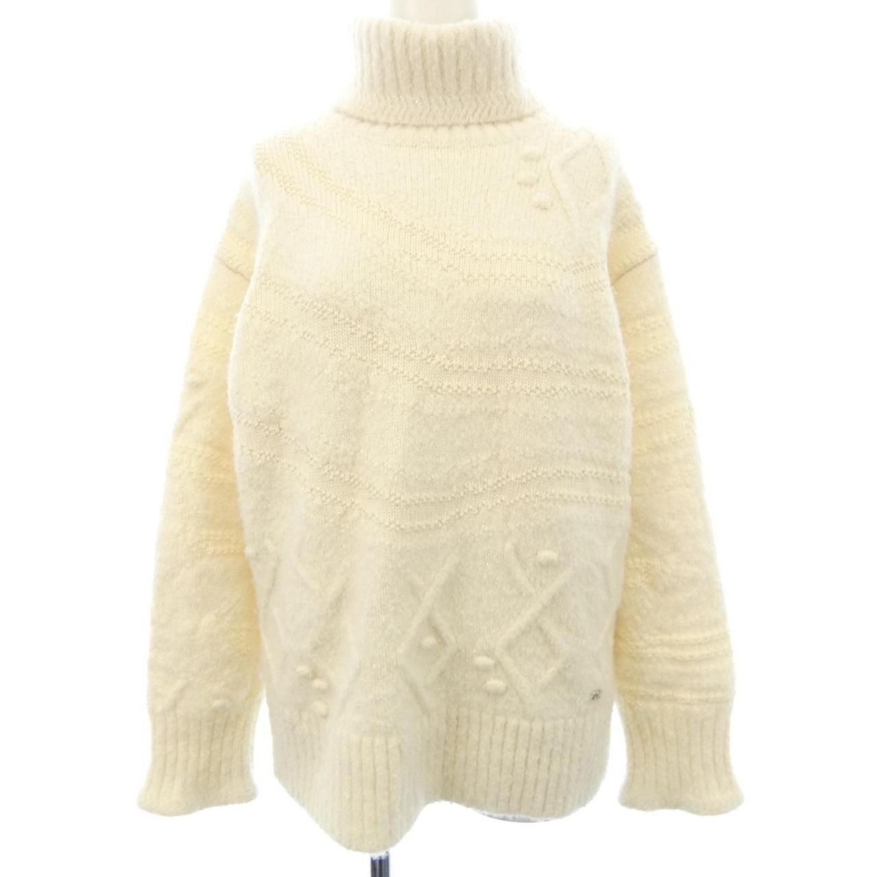 Chanel Knit Sweater White