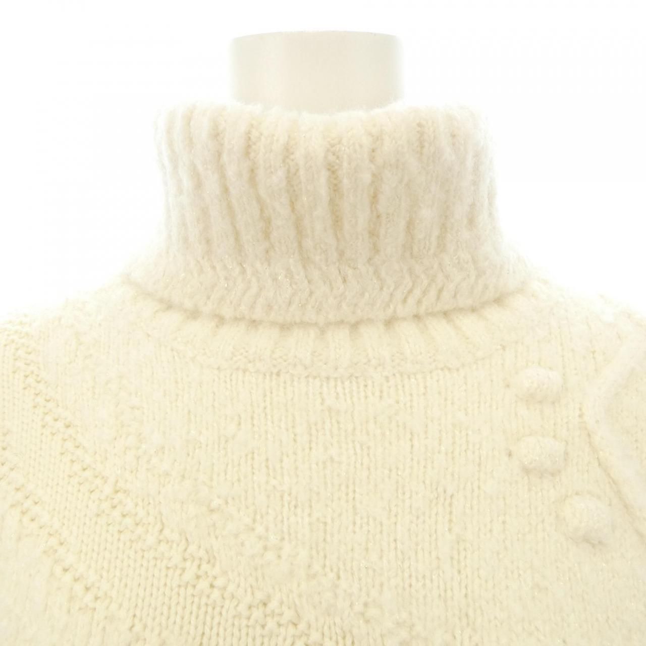 Chanel Knit Sweater White — view 6