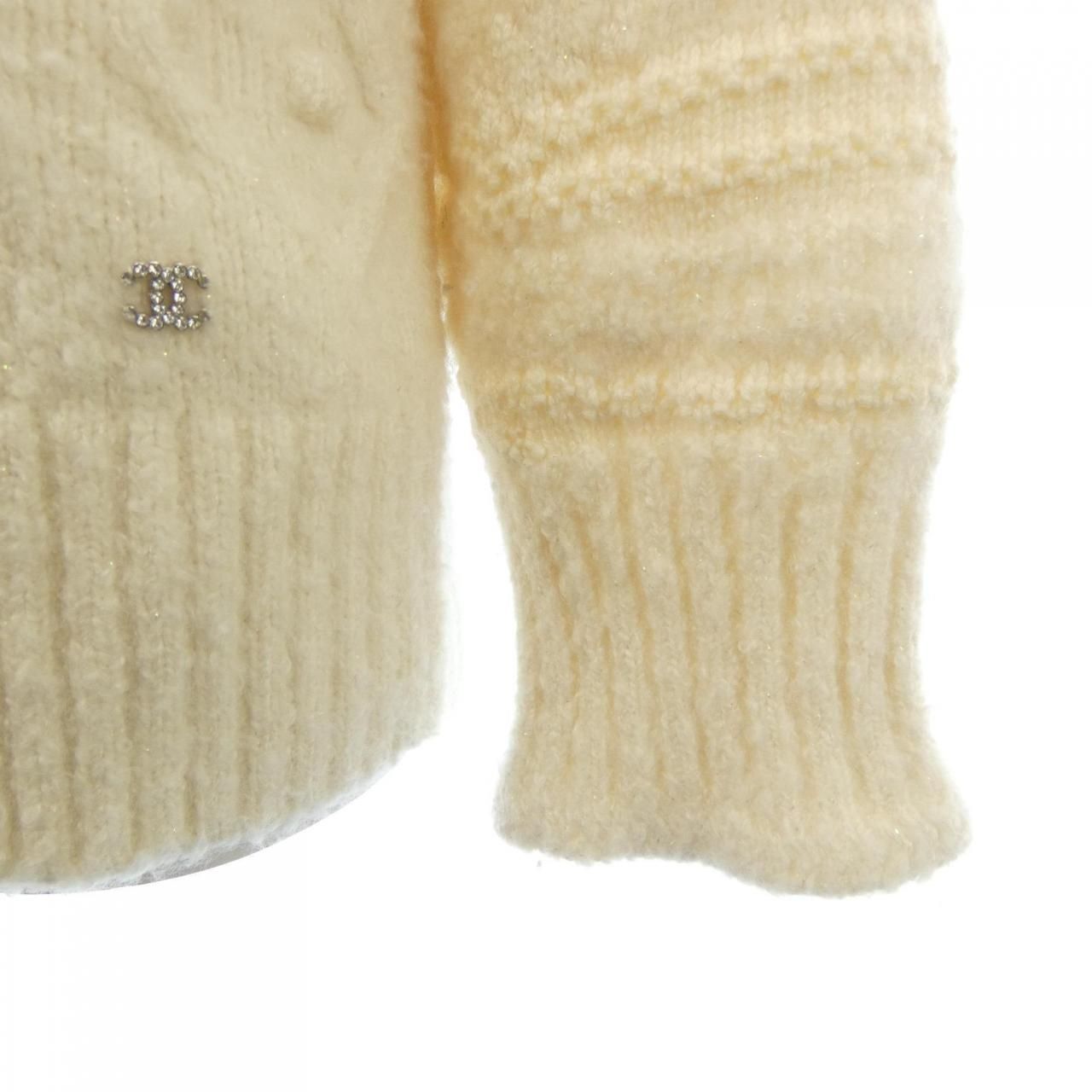 Chanel Knit Sweater White — view 7