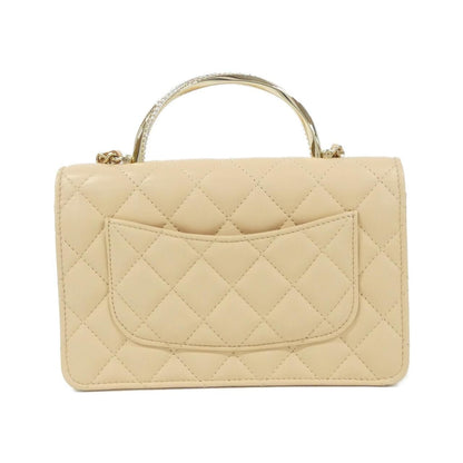Chanel Chain Shoulder Bag Beige — view 2