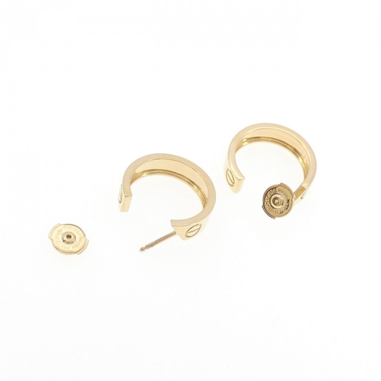 Cartier Love Earrings Gold — view 3