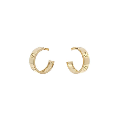 Cartier Love Earrings Gold