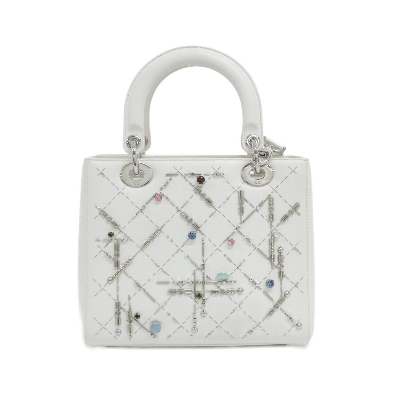 Dior Lady Bag Handbag White — view 2
