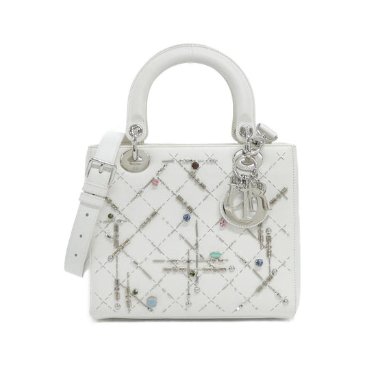 Dior Lady Bag Handbag White