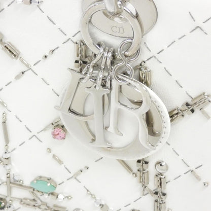 Dior Lady Bag Handbag White — view 7