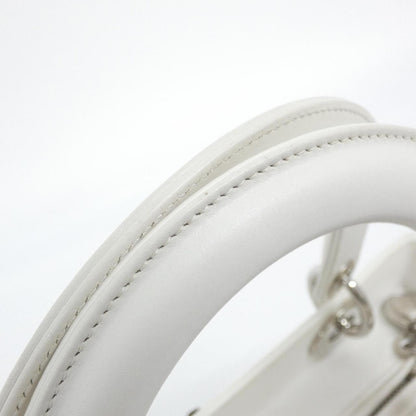 Dior Lady Bag Handbag White — view 8