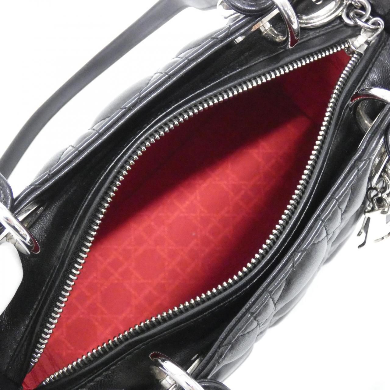 Dior Lady Bag Handbag Black — view 7