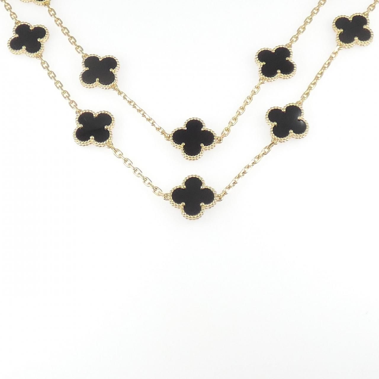 Van Cleef & Arpels Vintage Alhambra 20 Motif Necklace