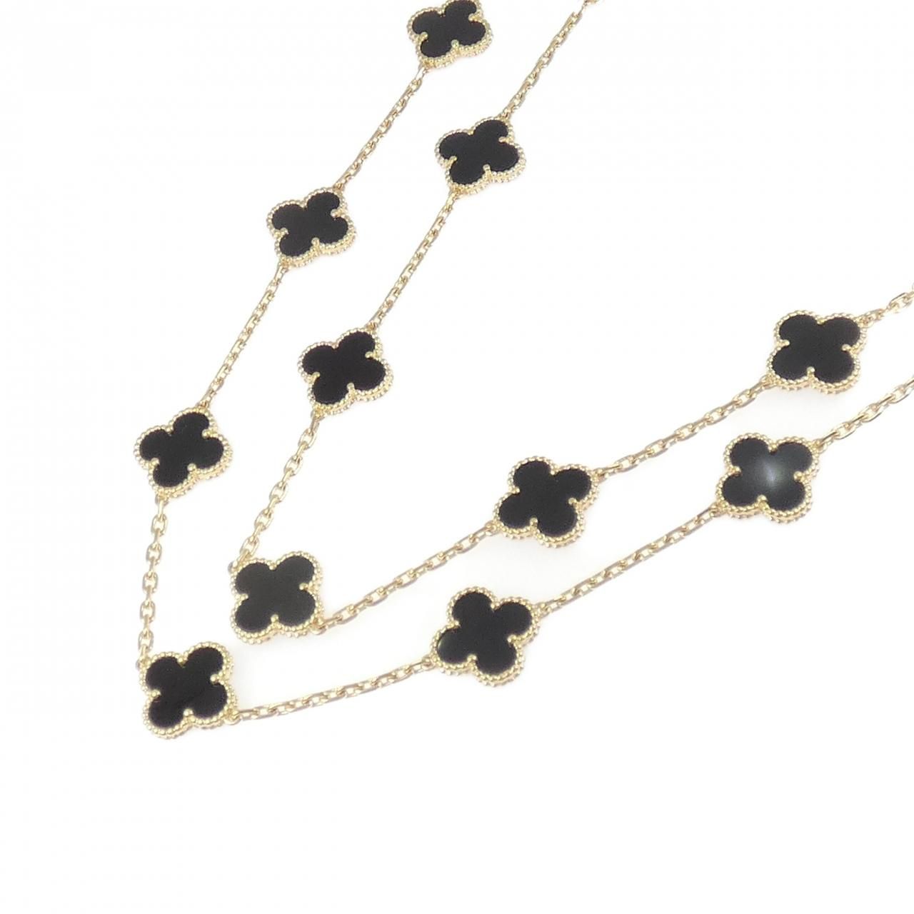 Van Cleef & Arpels Vintage Alhambra 20 Motif Necklace — view 2