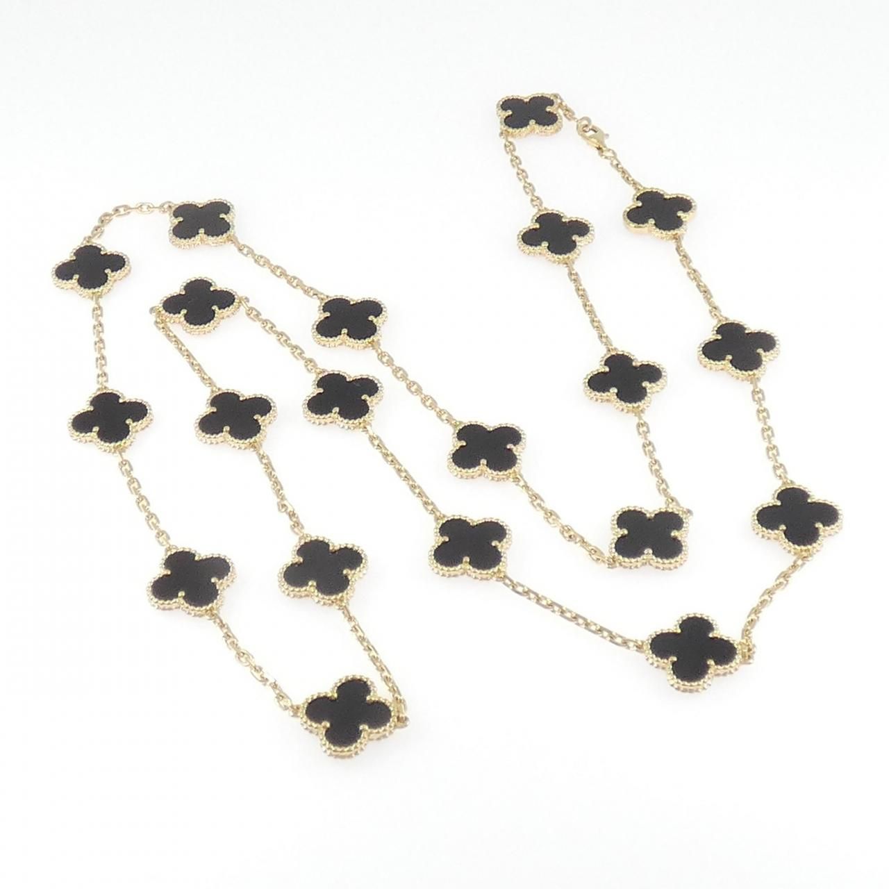 Van Cleef & Arpels Vintage Alhambra 20 Motif Necklace — view 5