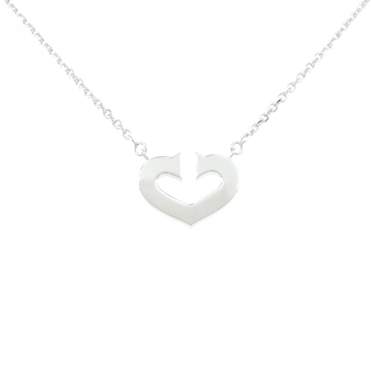 Cartier Chheart Necklace White Gold