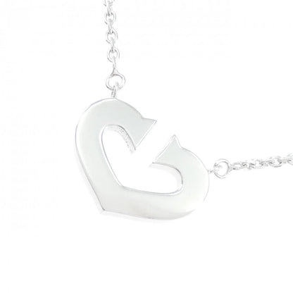 Cartier Chheart Necklace White Gold — view 3