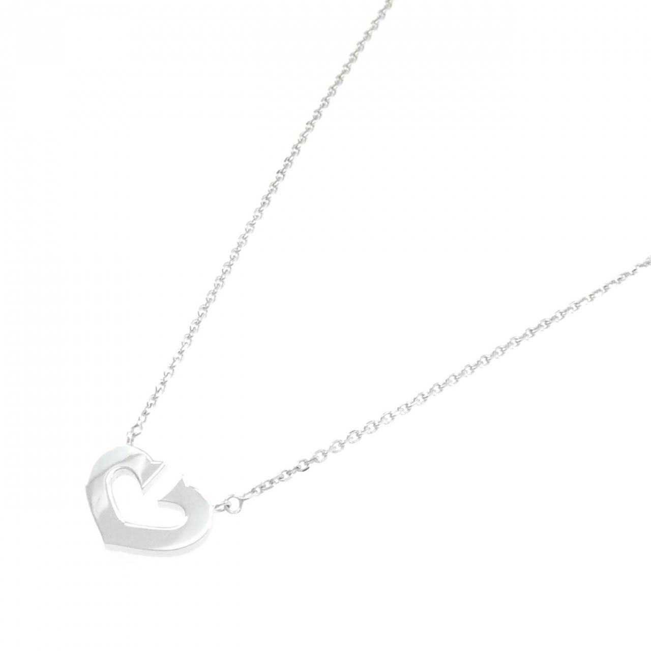 Cartier Chheart Necklace White Gold — view 2
