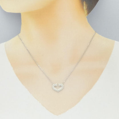 Cartier Chheart Necklace White Gold — view 5